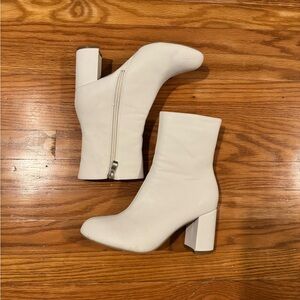 White Ankle Boots